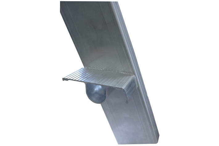 Стремянка  5 ступеней (1,20м) алюминиевая, лоток, крюк STABILO (гарантия 10 лет)