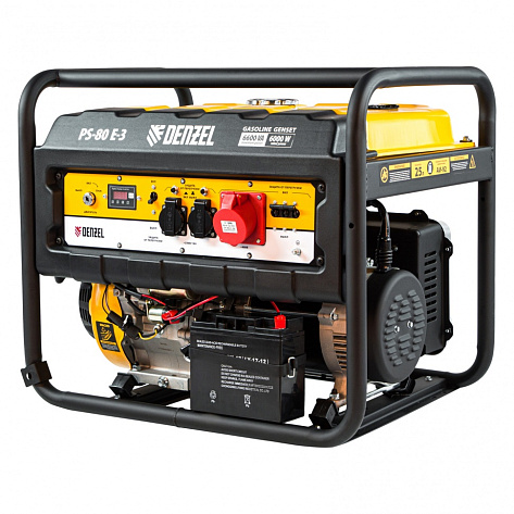 Электростанция бензиновая Denzel PS 80 E-3