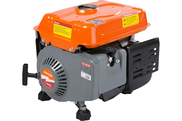 Электростанция бензиновая    0,65кВт Кратон GG-950M (220В, ручной стартер)