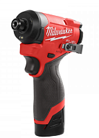 Шуруповерт/винтоверт аккумуляторный  170Нм, 12В Milwaukee M12 FID2-202X (2х2.0Ач, ЗУ,кейс) ударный,