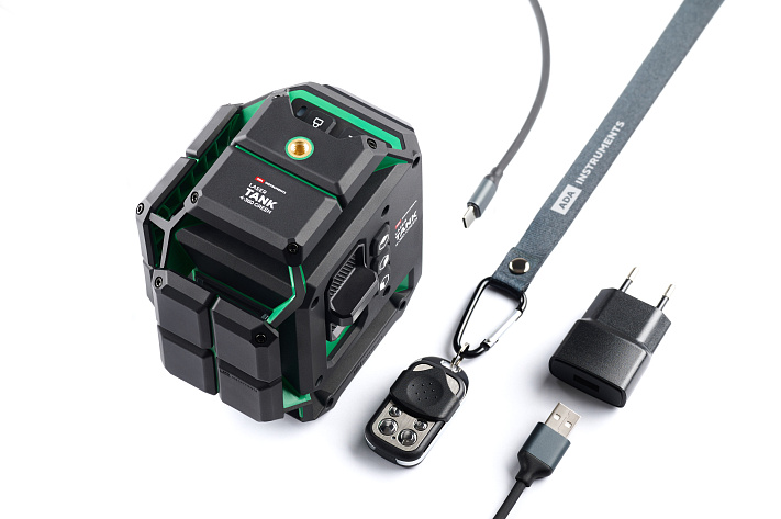 Уровень лазерный ADA LaserTANK 4-360 GREEN Basic Edition