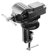 Тиски-мини 60мм ЗУБР МАСТЕР поворотные с наковальней для точных работ