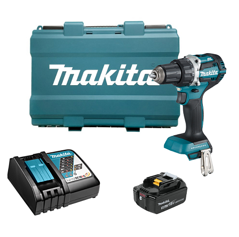 Дрель аккумуляторная Makita DDF484RT (54Нм, 18В, 1х5,0Ач, ЗУ)