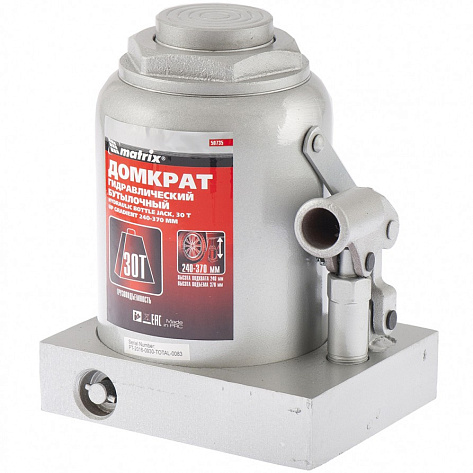 Домкрат гидрав. бутыл.  30т (240-370мм) MATRIX