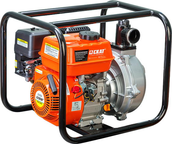 Мотопомпа высоконапорная СКАТ МПБ-500В