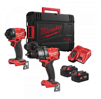 Набор инструментов Milwaukee M18 FPP2A3-502X (шуруповерт, винтоверт, 2акб, зу, кейс)
