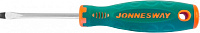 Отвертка SL5,5 х 75мм ANTI-SLIP GRIP Jonnesway