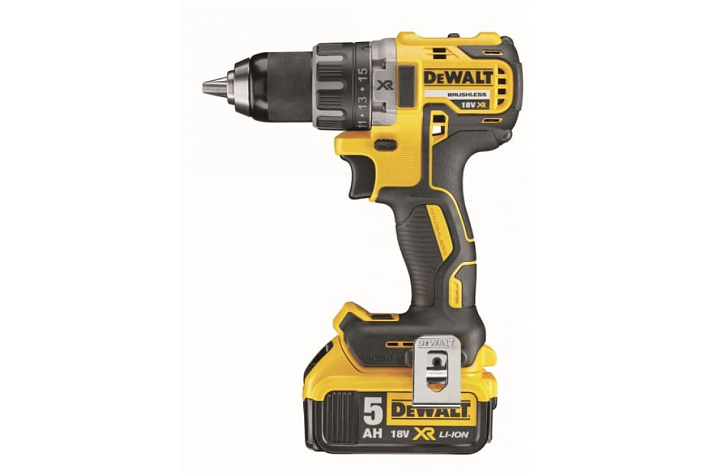 Дрель аккумуляторная DeWalt DCD791P2 (70Нм, 18В, 2х5,0Ач, ЗУ)