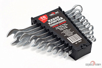 Набор ключей 10 предметов (7,8,10,12,13,14,15,17,19,22мм) холодный штамп CR-V 1/2 СЕРВИС КЛЮЧ