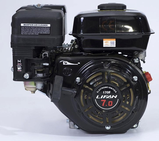 Двигатель бензиновый Lifan170F (7л.с., D19)