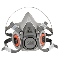 Респиратор полумаска 3М 6300 серии 6000 (без фильтров)