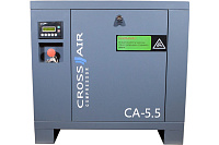 Компрессор винтовой   600 л/мин CrossAir CA-5,5/10-RA, 10 (бар) без рес., ремен.привод