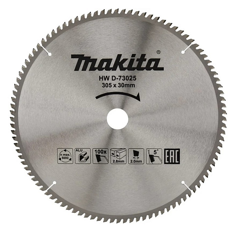 Диск по алюминию 305x100x30мм Makita STANDARD