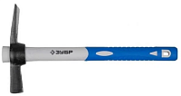 Молоток каменщика 400гр ЗУБР ПРОФЕССИОНАЛ, кованный, удлиненная фиберглассовая ручка