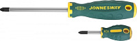 Отвертка PZ2 х 100мм ANTI-SLIP GRIP Jonnesway