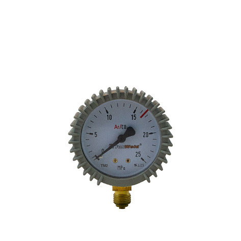 Манометр аргон/углекислота 250 атм.(25 МПа) ВД