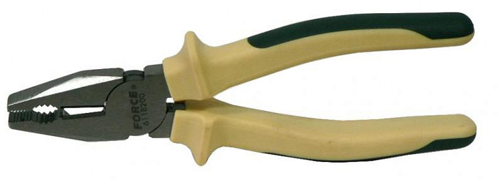 Плоскогубцы 175мм FORCE антискользящие ручки
