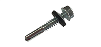 Саморез со сверлом 5.5х32мм HWX12-W-ED-P16-5.5х32 (250 шт), ЦИНК, HARDWEX