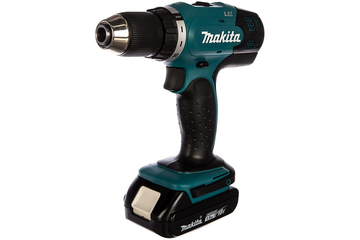 Дрель аккумуляторная Makita	DDF453SYE (42Нм, 18В, 2х1,5Ач, ЗУ)