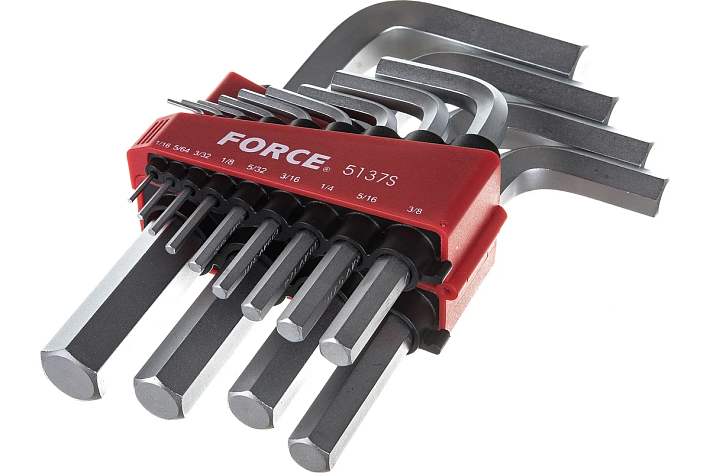 Набор ключей шестигранных дюймовых 1/16" - 3/4" 13пр FORCE