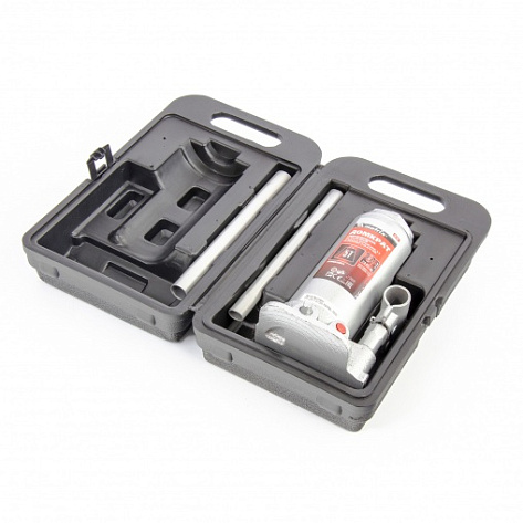 Домкрат гидрав. бутыл.   5т (216-413мм) MATRIX (кейс)