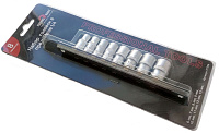 Набор головок 1/4  8 предметов  (6, 7, 8, 9, 10, 11, 12, 13 мм)