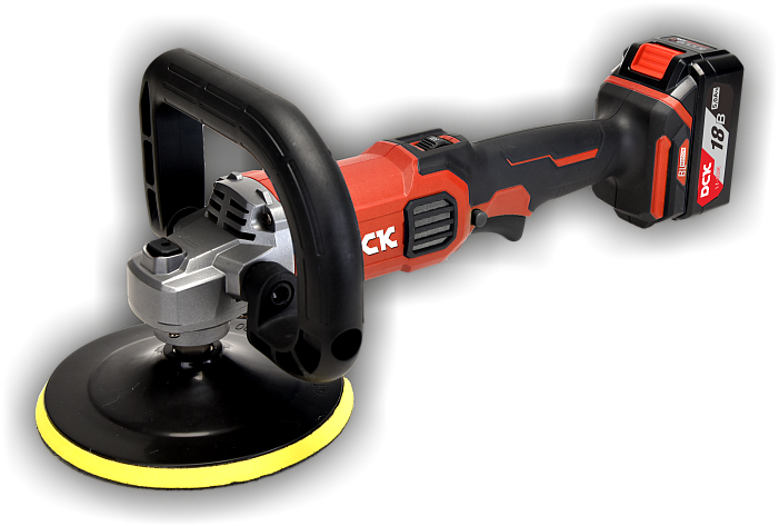 Машина полировальная DCK KDSP02-180 (2х5Ач, ЗУ)