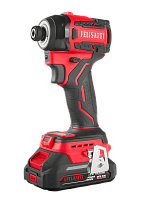 Шуруповерт/винтоверт аккумуляторный  180Нм, 18В (2х2,0Ач, ЗУ, кейс, ударный) б/щ Felisatti PRO FT117