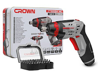 Шуруповерт аккумуляторный CROWN CT22024 MC (3.6В, 1х1,5Ач) (3,5Нм)