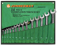 Набор ключей дюймовых комбинированных 14шт. Jonnesway (3/8
