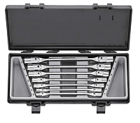 Набор ключей торцевых 7пр FORCE шарнирные 6-19мм