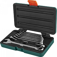 Набор ключей комбинированных  8-19мм (8шт)  Jonnesway SUPER TECH в кейсе (подходят для 7 профилей)