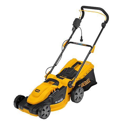 Газонокосилка электрическая Denzel GM-1800 (1800Вт, 380мм, 40л, несамоходная)