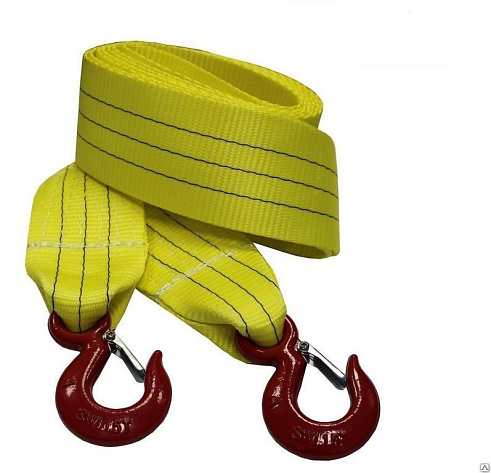 Трос буксировочный  2,0т., 5,0м  35мм крюк/крюк 