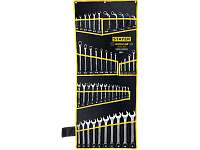 Набор ключей комбинированных  6-32мм, 6-22мм, 6-18мм, Е6-Е24 (47шт) STAYER HERCULES MEGA SETв тканев