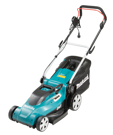Газонокосилка электрическая Makita ELM4120 (1600Вт, 410мм, 45л, несамоходная)