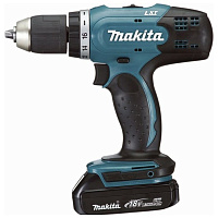 Дрель аккумуляторная 18В,  42Нм Makita	DDF453SYX5, (1х1,5Ач)
