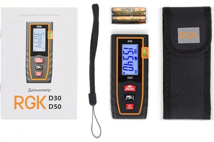 Дальномер лазерный  50м RGK D50 (Госреестр 87359-22)
