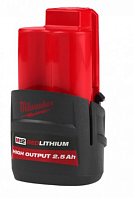 Аккумулятор 12,0 В 2,5 Ач Li-ion Milwaukee