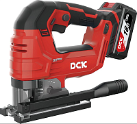 Лобзик аккумуляторный 18В DCK (2х5,0Ач, ЗУ, 800-3500мин/ход) KDMQ85 (3) - К