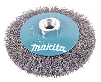 Щетка для УШМ коническая d 115хМ14мм Makita проволока 0,5мм
