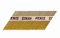 Гвозди реечные по дереву на бумажной кассете тип D34 3,05х 90 ершеные оцинков.RIEG (уп. 2000 шт) TOU