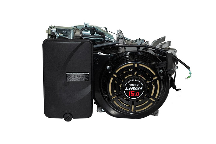 Двигатель бензиновый Lifan190FD-V (15л.с., конусный вал короткий 54,45мм)