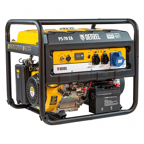 Электростанция бензиновая Denzel PS 70 EA 