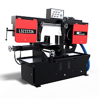 Станок ленточнопильный двухопорный (● и ■ 330мм, ▬ 330/330мм) MetMachine LSZ2233A (полуавтомат) пово