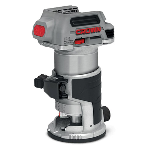 Фрезер аккумуляторный CROWN CT26010HX-4 BMC (20В, 2х4,0Ач, цанга 6 и 8мм) 