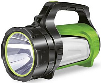 Фонарь SMARTBUY прожектор, аккум, 5W+3W, 8реж, мет/пласт, зеленый