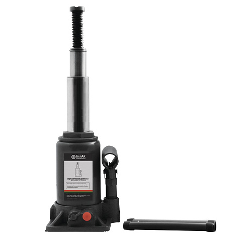 Домкрат гидравлический бутылочный 4т ДВУХШТОКОВЫЙ БелАвтоКомплект