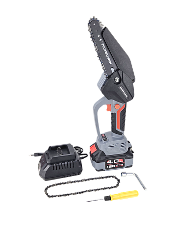 Пила цепная аккумуляторная ProfiPower MKGST-18V (1х4Ач, ЗУ)