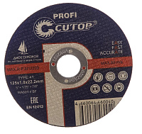 Круг отрезной 125х1,0х22 CUTOP (по металлу и нерж.стали)